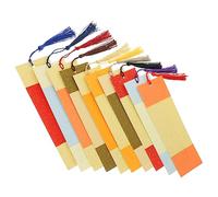 FUNNETOYU 20pcs DIY Blank Bookmarks Unpainted Tags for Graffiti Crafting and Calligraphy Reading Lovers and Bible Study Enthusiasts