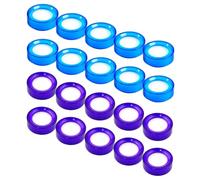FUNNETOYU 20pcs Fingertip Moistener for Office Desk Use, Compact Plastic and Sponge Finger Humidifier Designed to Money Counting Accuracy and Assist Document Sorting for Tellers