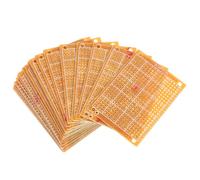 FUNNETOYU 20pcs Pcb Board for DIY Soldering Experiments and Electronics Projects, Versatile Circuit Board Made of Resin and Fiberglass with Wear Resistance