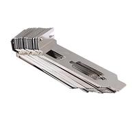 FUNNETOYU 20pcs Pci Slot Blanking Plate and Computer Case Slot Cover Set, Mini 2u Vga Pci l Bracket Compatible Desktop Chassis, Dustproof and Ventilation Protection for Pc Builders