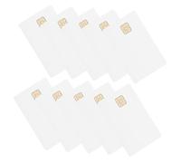 FUNNETOYU 20pcs White Blank Ic Cards with Chip Memory PVC Access Control Contact Cards for Electronic Locks and Security Systems High-speed Data Transfer Low Voltage Operation