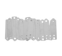 FUNNETOYU 20pcs Zinc Anode Plate for Fruit Battery and Electroplating Experiments, Pure Zinc Sheet with Enhanced Conductivity and Reusable Design for Scientific Lab and DIY Science Projects