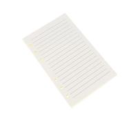 FUNNETOYU 240Pcs Loose Leaf Paper Refill with White Lined Inserts Ring Binder Notebook Portable Multicolor Refillable Diary Inner Pages for Notes and Drawing