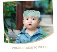 FUNNETOYU 24pcs Crochet Elastic Headbands Soft Stretchy Polyester Fabric Wide Band Random Colors Comfortable for Boy Girl and Young Random Color