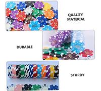 FUNNETOYU 24Pcs Mahjong Chips Game Coin Props with Values for Learning Reward Tokens for Counting Sorting Math Practice and Fun Educational Play