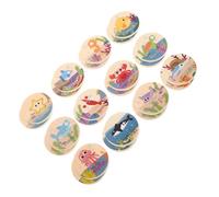 FUNNETOYU 24pcs Wooden Sea Creature Memory Game for Toddlers Educational Matching Cards for Developing Concentration and Observation Skills Interactive Learning Toy for Boys and Girls