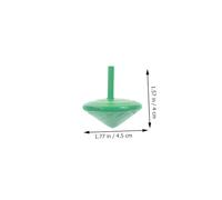 FUNNETOYU 25pcs Wooden Spinning Tops for Mini Hand-eye Coordination with Vibrant Water Portable Fine Motor Skill Enhancer and Creative Physics Plaything Random Color