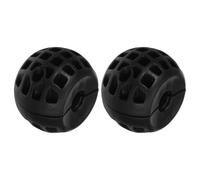 FUNNETOYU 2pcs Air Compressor Hose Reel Stopper 14.5mm Rubber Hose Reel Bumper Split Design Screws Easy Installation Prevents Tangles Indoor Use