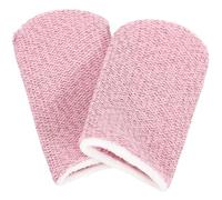 FUNNETOYU 2pcs Anti-sweat Pink Finger Sleeves for Gaming Breathable Touchscreen Thumb Covers Lightweight Finger Protectors for Mobile Game Players