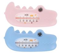 FUNNETOYU 2pcs Bath Thermometers Cartoon Tub Measuring Tool for Safe Bathing Temperature Monitoring for Showers and