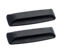 FUNNETOYU 2pcs Black Self Adhesive Cabinet Handles for Wardrobe and Shoe Cabinet Simple Style Pp Material Door Pulls Easy to Install Not Easy to Break and Drawers