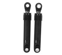 FUNNETOYU 2pcs Black Washing Machine Shock Absorbers Suspension Rods, Replaceable Washer Parts Stable Support, Plastic and Iron Material for Front Loading Automatic Washers