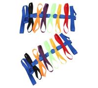 FUNNETOYU 2pcs Blue Nylon Safety Walking Rope with 14 Handles for Preschool and Kindergarten, Resists Tears and Wear, Suitable for Daycare and Moving Between Classrooms, Holds 12 and 2