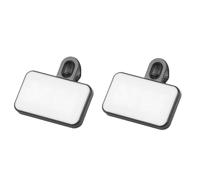 FUNNETOYU 2pcs Brightness LED Camera Light Clip Portable Video Light for Live Streaming Photography Video Conferencing with Colors Design
