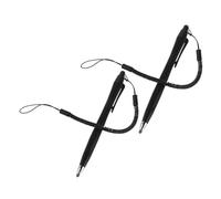 FUNNETOYU 2pcs Capacitive Stylus Pen with Spring Lanyard High-sensitivity Touchscreen Pencil for Tablets and Phones Instant Responsive Non-slip Touch Pen Compatible with Multiple Devices