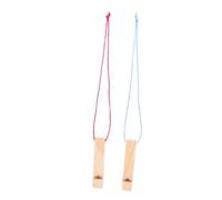 FUNNETOYU 2pcs DIY Painting Fun Whistles for Music Learning Party Favors Outdoor Adventures Safe Sturdy Design for Creative Exploration