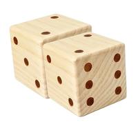FUNNETOYU 2Pcs Large Wooden for Party Games Family Gatherings Educational Use Safe for Adults for Outdoor and Indoor Fun
