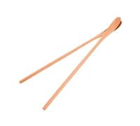 FUNNETOYU 2pcs Long Handle Wooden Teaspoons for Stirring Honey Coffee Sugar Cooking and Serving Ergonomic Grip Portable Small Kitchen Utensil