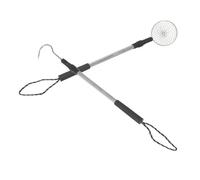 FUNNETOYU 2Pcs Multifunction Beach Sand Sifter Kit Beach Hook Portable Shell Scooping Tool for Collecting Shells and Sand Filtering for Families and Boys and Girls Outdoor Activities