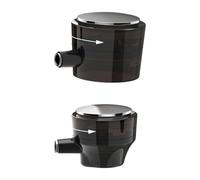 FUNNETOYU 2pcs Portable Beer Frother and Red Wine Aerator Set for Home Brewing, Black Beer Bubbler and Wine Foamer Suitable for Bottles and Cans