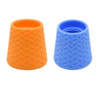 FUNNETOYU 2pcs Portable Silicone Dog Shower Sprayer Heads with Ergonomic Design, Lightweight and Easy to Grip, Outdoor Pet Shower Accessory for Hiking and Camping