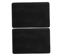 FUNNETOYU 2pcs Professional Card Mat Soft Non Slip Poker Mat for Magicians Close Up Tricks and Coin Routines with Reflection Reducing Surface