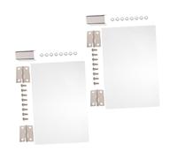 FUNNETOYU 2pcs Pvc Door Panels Replacement Accessories for Commercial Popcorn Machines, Dual Door Design with Left and Right Panels, Enhanced Protection and Professional Look for Household