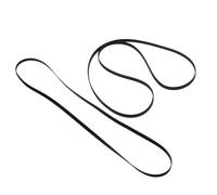 FUNNETOYU 2pcs Rubber Drive Belt Flat Design Black Easy Installation Essential Turntable Drive Belt Replacement for Cassette Player and Recorder