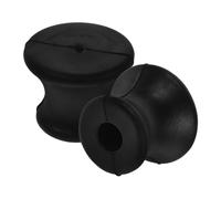 FUNNETOYU 2pcs Rubber Tuning Fork Holder Meditation Accessories for Home Yoga Sound Therapy Tools Non-slip for Enhancing Portable Tuning Forks Experience