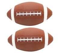 FUNNETOYU 2Pcs Rugby Ball Inflatable Soft Rugby Balls for Safe Material for Childrens Training Team Games