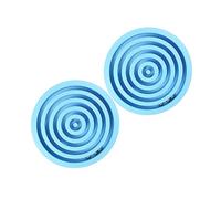 FUNNETOYU 2PCS Sky Blue Maze Ball Balanceing Beads Puzzle for Parent Concentration Training Early Educational Game for Home Play