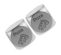 FUNNETOYU 2pcs Stainless Steel Food Decision Stylish Meal Choice Game for and Parties Party Accessories for Fun Food Decisions