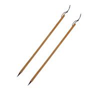 FUNNETOYU 2pcs Traditional Chinese Calligraphy Brushes Lightweight Soft Tip Pens for Beginners Easy Ink Observation Handles Suitable for Textile Painting and Writing Practice