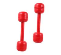FUNNETOYU 2pcs Wooden Dumbbell for Creative Physical for Hand Eye Coordination and Arm Strength Training Educational Gym Tool