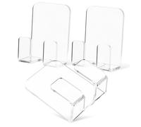 FUNNETOYU 3 pcs Transparent Self Adhesive Storage Hooks for Bathroom and Kitchen Wall Multi Functional Organizer Rack for Towels Phones and Plug Holders No Drilling Required Easy