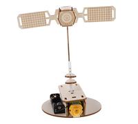 FUNNETOYU 3 Set Rotating Satellite Model Building Kits Stem Educational for Interactive Astronomy Science Craft for Family Learning and Classroom Use
