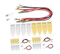 FUNNETOYU 3 Sets Fruit Battery Science Kit DIY Stem Electronic Clock Educational for Students Renewable Physics Experiment Teaching Supplies