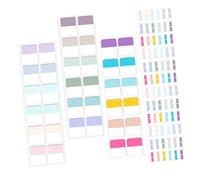 FUNNETOYU 30 Sheets Colorful Sticky Colored Tabs for Notebooks Writable and Removable Book Page Markers with Strong Adhesive Index Annotation Dividers for Filing Journaling Study and Office