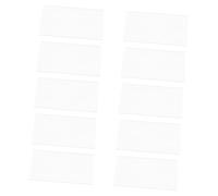 FUNNETOYU 30pcs Clear Acrylic Place Cards with Stable Base for Table Setting Transparent DIY Name Plates for Weddings Birthdays Professional Events Secure and Elegant Seating Signs