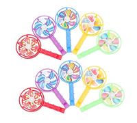 FUNNETOYU 30pcs Colorful Plastic Windmill Whistles Musical Educational Playthings for Party Favors Early Music Learning Fun Random Color