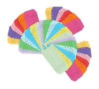 FUNNETOYU 36Pcs Colorful Cashier Register Envelopes Bulk for Budget Planning Business Retailers Restaurants with Secure Seal Reusable Sustainable Money Organizers