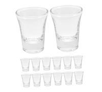 FUNNETOYU 36pcs Glass Communion Cups for Standard Trays Mini Shot Glasses Heat Resistant Reusable Goblets for Church Gatherings and Sacred Ceremonies