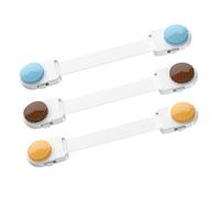 FUNNETOYU 3pcs Boy Girl Safety Lock Plastic Lock Creative Window Practical Protective for Kitchen Cupboards and Keeping Boys and Girls Safe Color Style