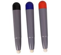 FUNNETOYU 3Pcs Capacitive Stylus Pen for Whiteboard and Tablet Screens Highly Sensitive Touch Lightweight Precision Screen Stylus Pens with Felt Tips in Red Blue and Black