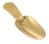 FUNNETOYU 3pcs Dessert Spoon Dessert Cake Spoons Sweet Scoops Cream Scoops 304 Stainless Steel Golden