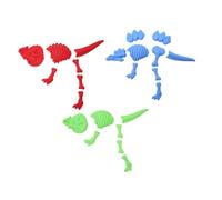 FUNNETOYU 3pcs Dinosaur Sand Molds Set Beach for Fun with Realistic Dinosaur Shapes for Sand Pits and Summer Activities