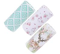 FUNNETOYU 3pcs Disposable Car Tissues Tube with 50 Sheets Each Multi-Function Round Facial Tissue Pack for Car and Other Place a Box for is Needed