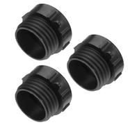 FUNNETOYU 3pcs IBC Tote Hose Adapter 60mm Fine Thread to Coarse Thread Connector Plastic Leakproof Joint Reusable Tank Adapter for Chemical and Industrial Use