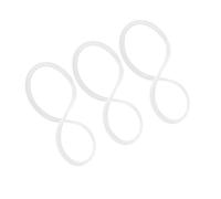 FUNNETOYU 3pcs Leakproof Silicone Sealing Rings Stretchable Replacement Gaskets for Insulated Lunch Boxes and Food Containers Microwave Safe Elastic Seal