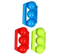 FUNNETOYU 3Pcs Maker Clips for Outdoor Winter Play Smooth Safe Plastic Tools for Fast Round and Sand Balls Winter for Boys Random Color